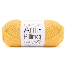 Premier Yarns Anti-Pilling Everyday Super Fine Yarn - Sunshine, 437 yds