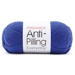 Premier Yarns Anti-Pilling Everyday Super Fine Yarn - Royal Blue, 437 yds