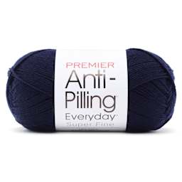 Premier Yarns Anti-Pilling Everyday Super Fine Yarn - Navy, 437 yds