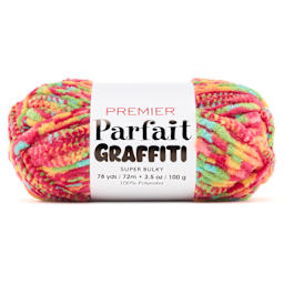 Premier Yarns Parfait Graffiti Yarn - Candy Apple, 78 yds