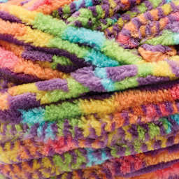 Premier Yarns Parfait Graffiti Yarn - Iris, 78 yds close up showing texture