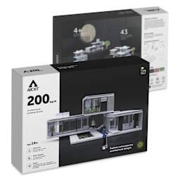 Arckit 200 sqm. Architectural Model Building Kit - front and back of box