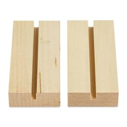 Walnut Hollow Tabletop Sign Base - Stand, 4-1/2" x 2", Pkg of 2