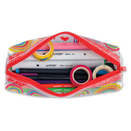 artPOP! Rainbow Pencil Case - Primary, open
