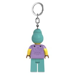 LEGO Iconic Ceramics Girl Keychain Light, back