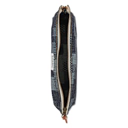 Luddite Boat Pen Pouch - Patchwork, open