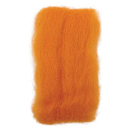 Wistyria Editions 100% Wool Roving - Tangerine, 14"