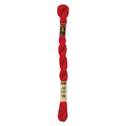 DMC Pearl Cotton Thread - 321 Red, Size 3