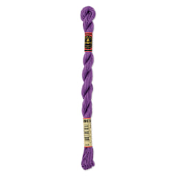 DMC Pearl Cotton Thread - 208 Very Dark Lavender, Size 5