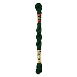 DMC Pearl Cotton Thread - 319 Very Dark Pistachio Green, Size 5
