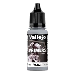Vallejo Airbrush Primer - Chainmail Silver, 18 ml