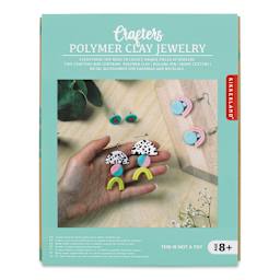 Kikkerland Crafters Polymer Clay Jewelry Kit (Front of package)