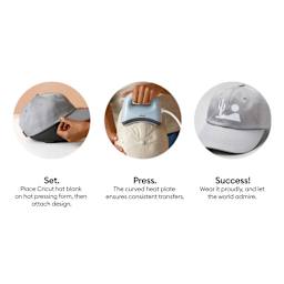 Cricut Hat Blank (brief instructions on applying vinyl to hats)