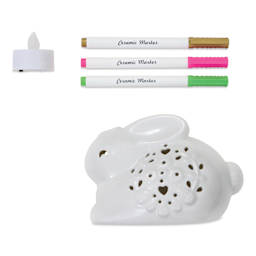 Bright Stripes LED Candle Critters Kit - Bunny (out of packaging)