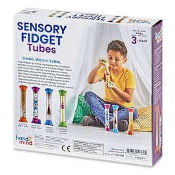 Hand2Mind Sensory Fidget Tubes back of packaging