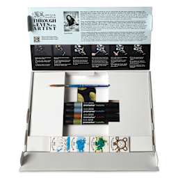 Winsor & Newton Metallic Mixed Media Set contents in package