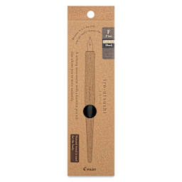 Pilot Iro-Utsushi Dip Pen - Black, Fine Nib, Wooden Barrel, front of packaging