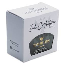Tom Hessin Fountain Pen Ink - Highland Green, 30 ml packaging