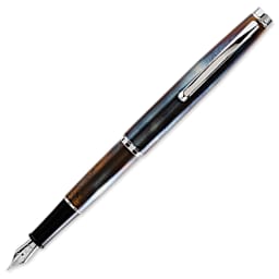 Monteverde Dakota Fountain Pen - Raw Flame, Medium Nib, uncapped (image may show a different size nib)
