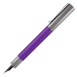 Monteverde Ritma Stub Fountain Pen - Purple, side view (image may depict a different nib style)