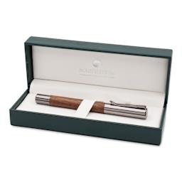 Monteverde Ritma Stub Fountain Pen - Walnut, in packaging