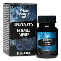 Private Reserve Infinity Ink - Blue Black, 30 ml bottle with packaging