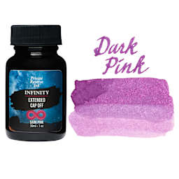 Private Reserve Infinity Ink - Dark Pink, 30 ml bottle and swatch
