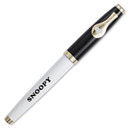 Esterbrook Peanuts 75th Anniversary Fountain Pen - Snoopy, Fine Nib with cap on