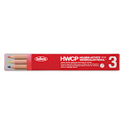 Holbein Artists' Watercolor Pencils - Set of 3, front of packaging