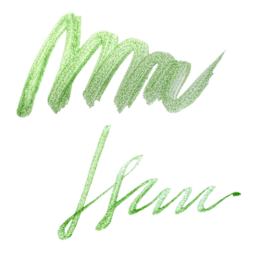 Yasutomo Liquid Metallic Sumi Ink - Green swatch