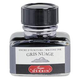Herbin La Perle des Encres The Jewel of Inks Fountain Pen Ink - Gris Nuage (Cloud Grey), 30 ml