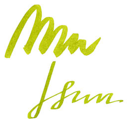 Herbin La Perle des Encres The Jewel of Inks Fountain Pen Ink - Vert Olive (Olive Green) swatch