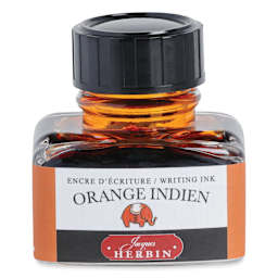 Herbin La Perle des Encres The Jewel of Inks Fountain Pen Ink - Orange Indien (Indian Orange), 30 ml