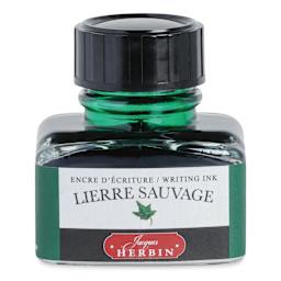 Herbin La Perle des Encres The Jewel of Inks Fountain Pen Ink - Lierre Sauvage (Wild Ivy), 30 ml