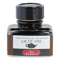 Herbin La Perle des Encres The Jewel of Inks Fountain Pen Ink - Lie de Thé (Tea Dregs), 30 ml