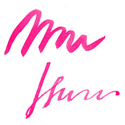 Herbin 1670 Anniversary Collection Fountain Pen Ink - Fuchsia de Magellan swatch