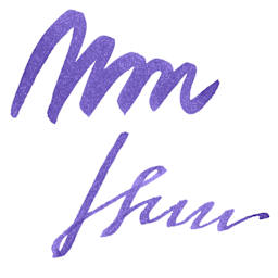 Herbin 1670 Anniversary Collection Fountain Pen Ink - Violet Imperial swatch