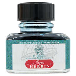 Herbin Paris Collection Fountain Pen Ink - Fontaine (Teal), 30 ml