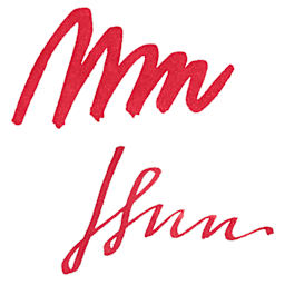Herbin Paris Collection Fountain Pen Ink - Moulin Rouge (Red) swatch