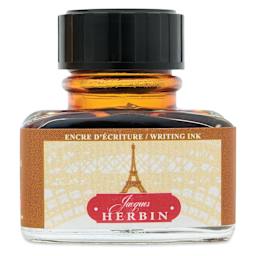 Herbin Paris Collection Fountain Pen Ink - Tour Eiffel (Orange), 30 ml bottle