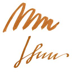 Herbin Paris Collection Fountain Pen Ink - Tour Eiffel (Orange) swatch