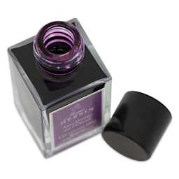 Herbin 1798 Anniversary Collection Fountain Pen Ink - Amethyste de l'Oural, 15 ml bottle with cap off