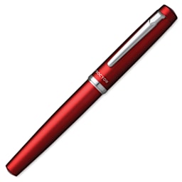 Platinum Procyon Fountain Pen - Carmine Red, Medium Nib, capped
