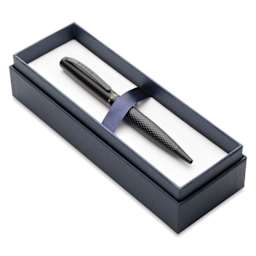 Tom Hessin Magnetic Series Ballpoint Pen - Carbon, in open packaging