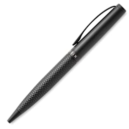 Tom Hessin Magnetic Series Ballpoint Pen - Carbon, retracted