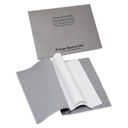 Private Reserve Ink Deluxe Polishing Cloth, shown closed and opened