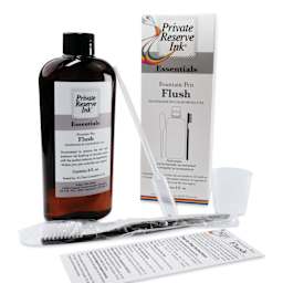 Private Reserve Ink Essentials Fountain Pen Flush Kit - 8 oz packaging and contents