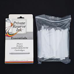 Private Reserve Ink Essentials Empty Long/Magnum Cartridges - Pkg of 20