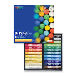 Mungyo Oil Pastel Set - Set of 24, Assorted Colors