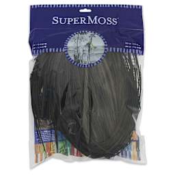 SuperMoss Raffia - Black, 4 oz - front of packaging